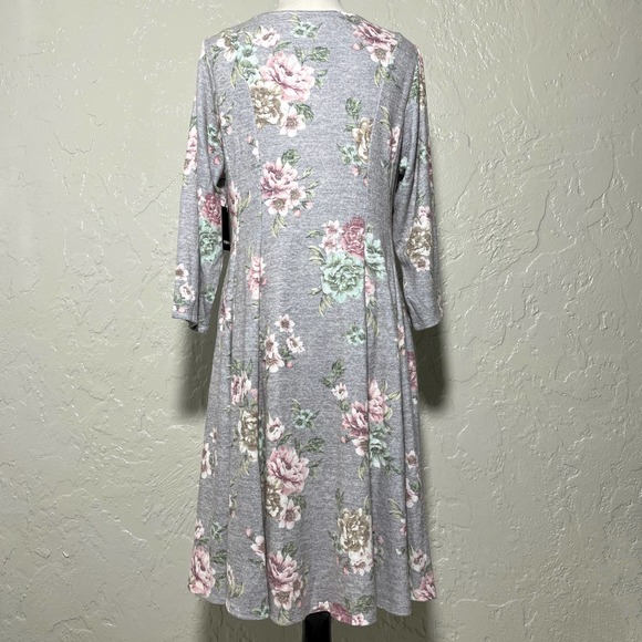 Torrid SZ 1 Mini Hacci Fluted Dress NWT Floral - Picture 3 of 11